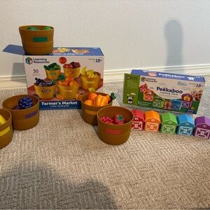 Learning Resources - Farmers market & Peekaboo Learning Farm
